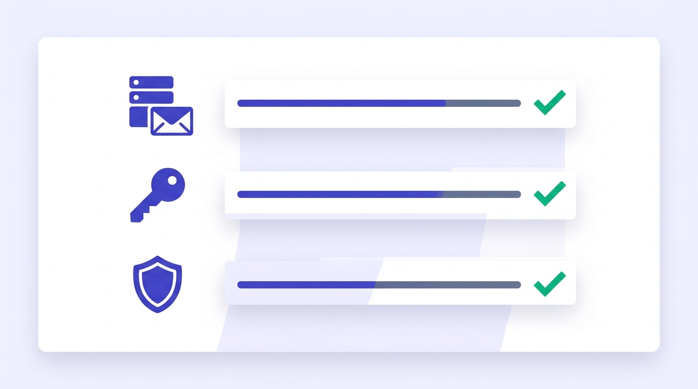 Bar chart comparing bounce rates between an unverified email list and a verified email list
